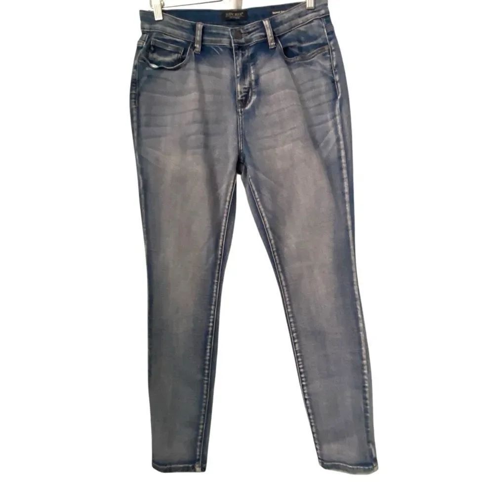 Judy Blue Jeans 13/31 Blue Wash High Waist Skinny Fit Style # JB82190LT